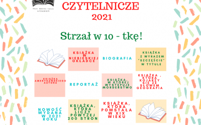 Wyzwanie czytelnicze 2021 Strzał w 10-tkę!