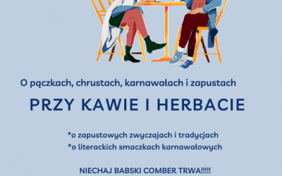 Przy kawie i herbacie – spotkanie dla dorosłych w Filii w Wojkowie