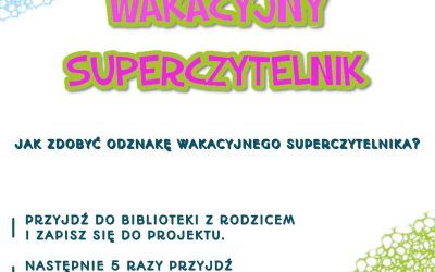 KONKURS – WAKACYJNY SUPERCZYTELNIK